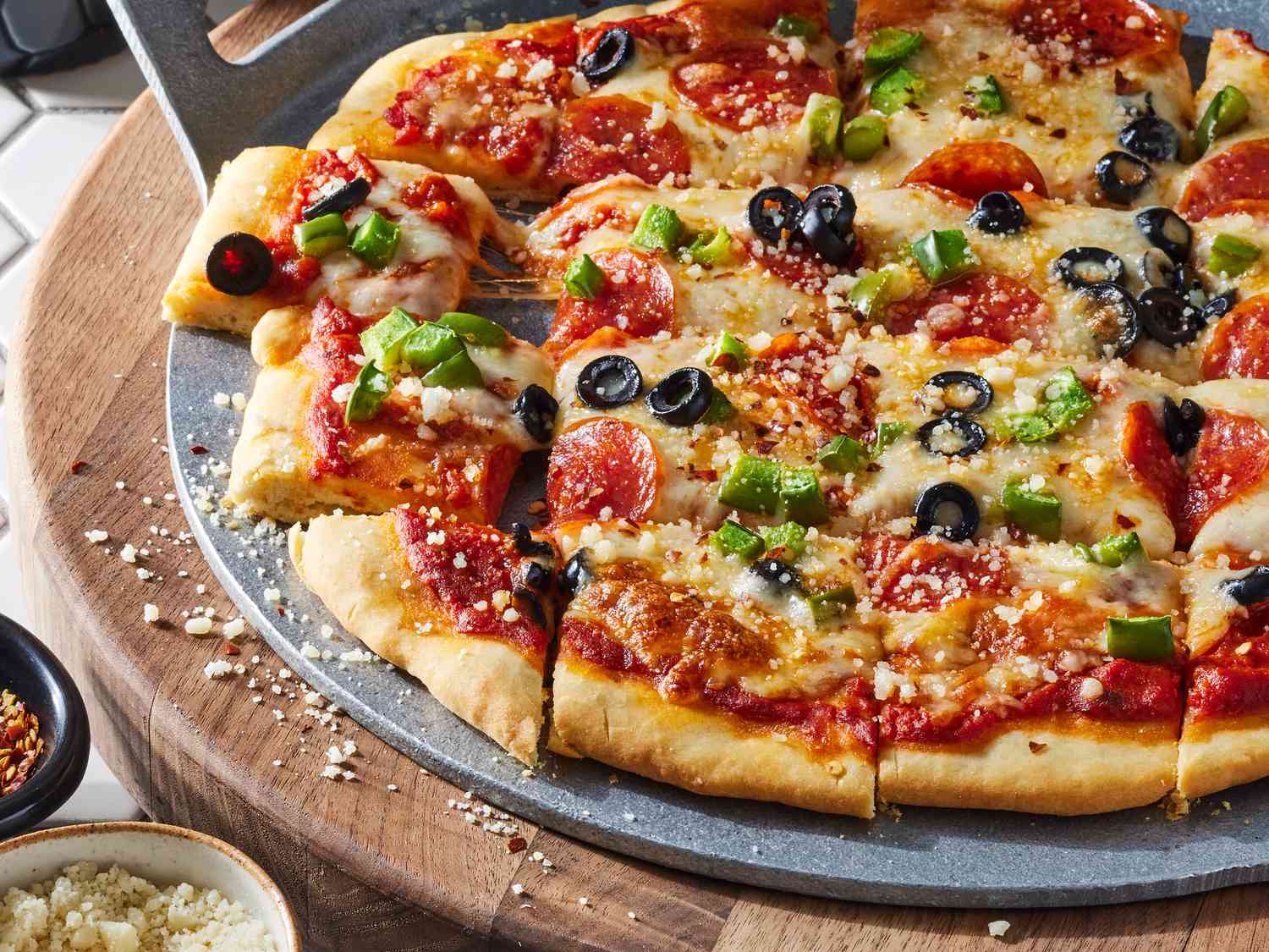 Pâte à pizza sans levure