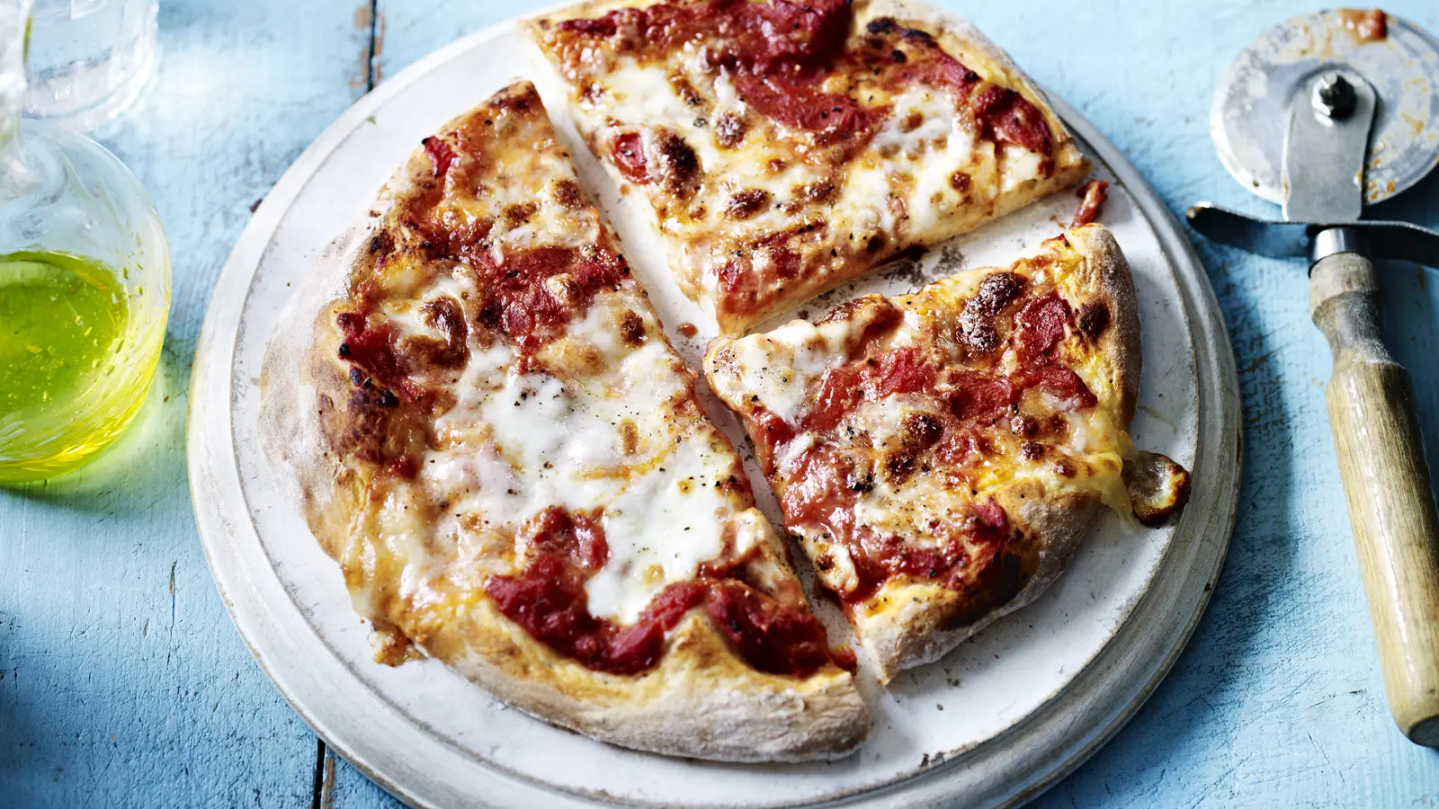 Pâte à pizza sans levure