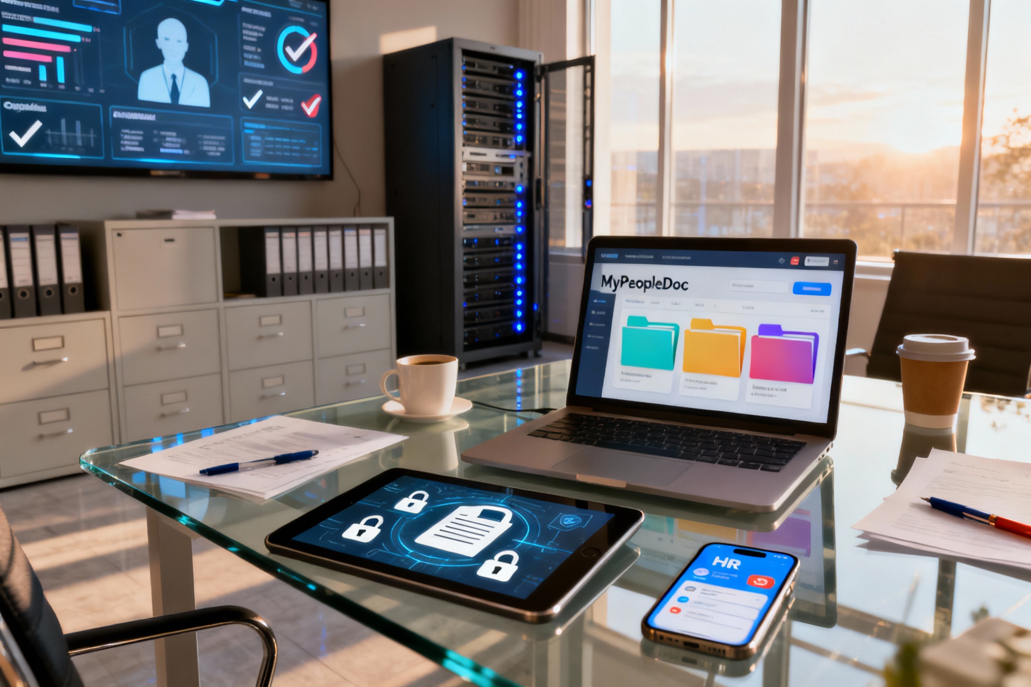 Illustration : MyPeopleDoc : sécurisez vos documents RH facilement