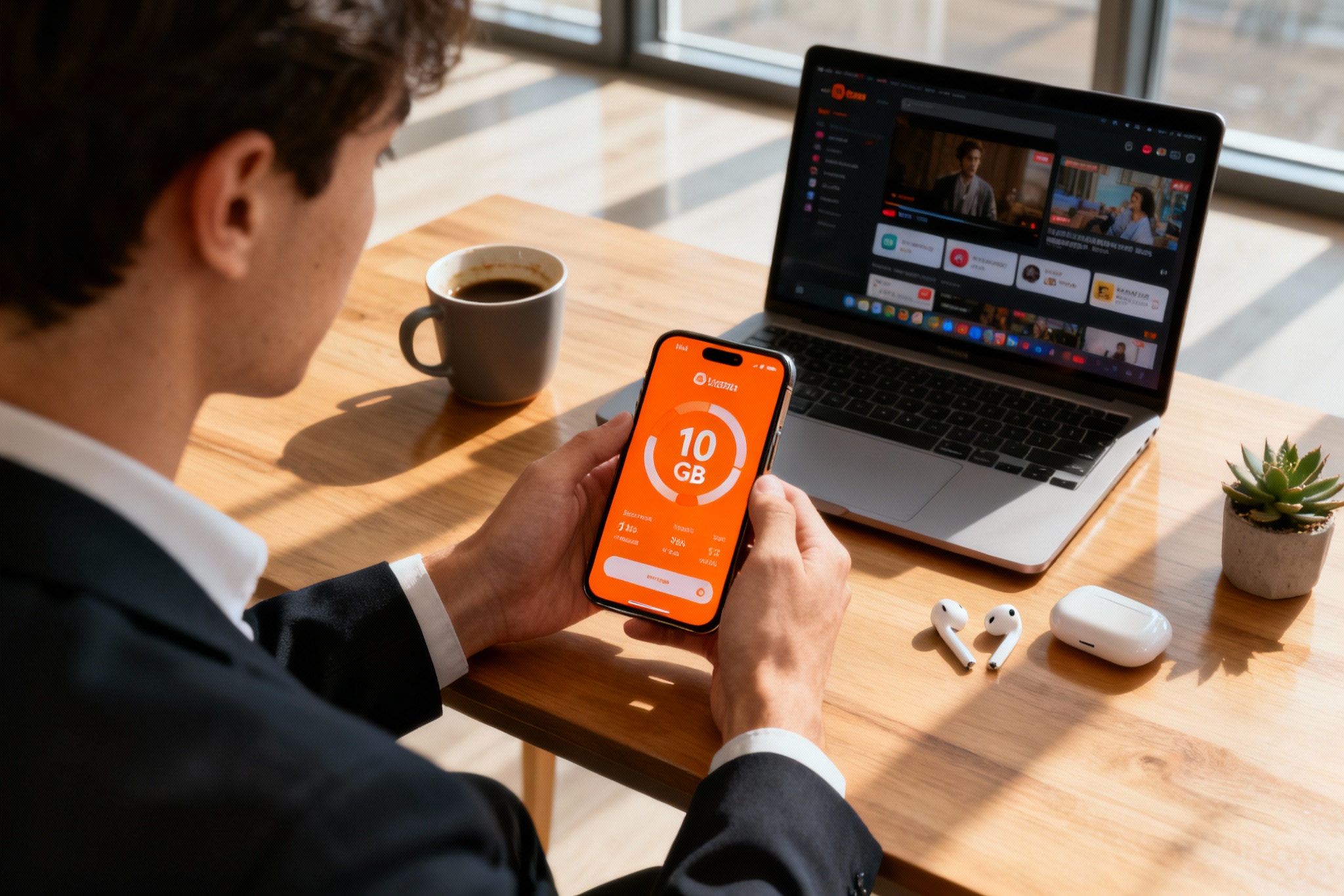 Illustration : 10 Go d’internet Orange : combien de temps ça dure vraiment ?