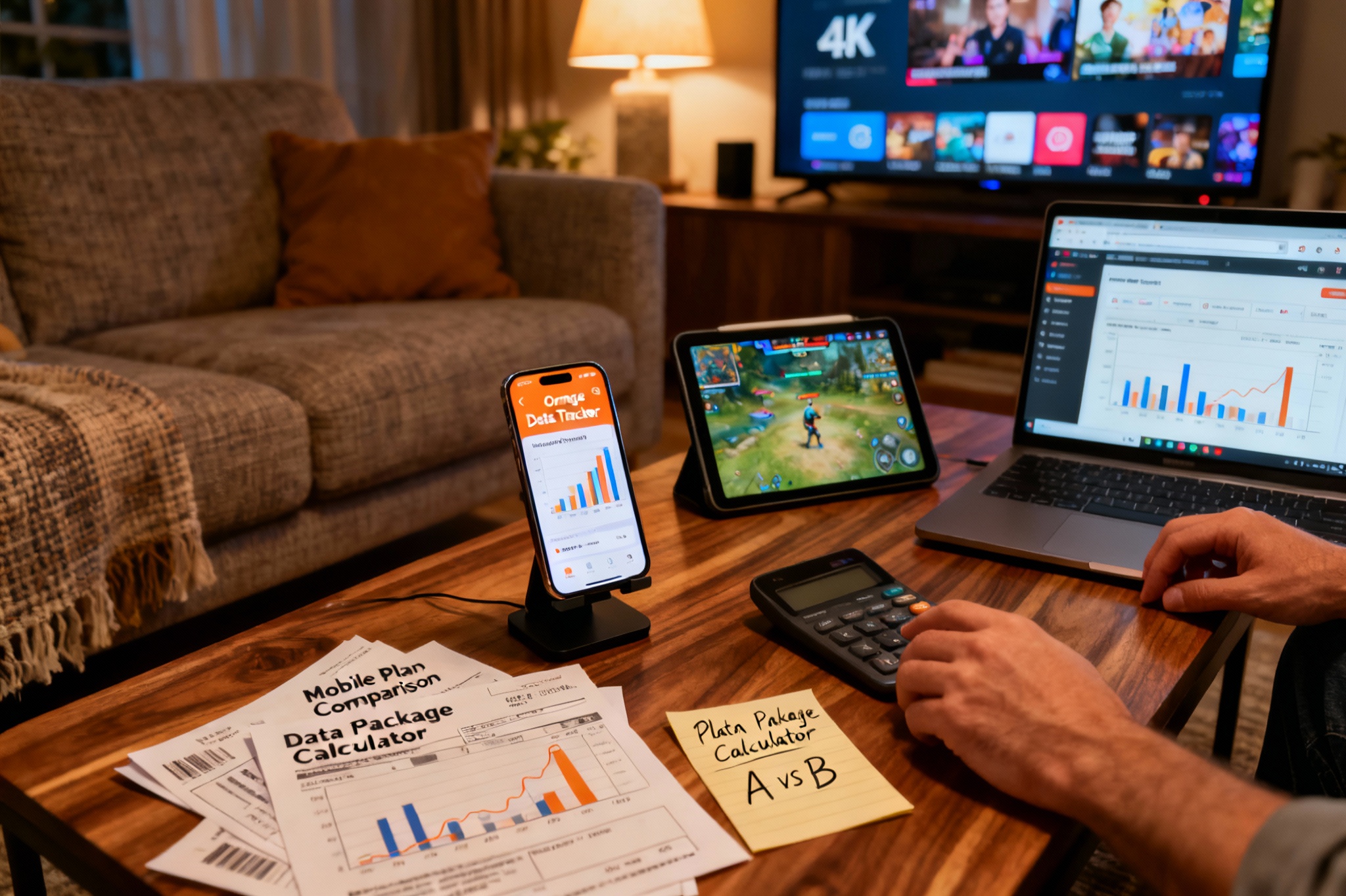 Illustration : 10 Go d’internet Orange : combien de temps ça dure vraiment ?