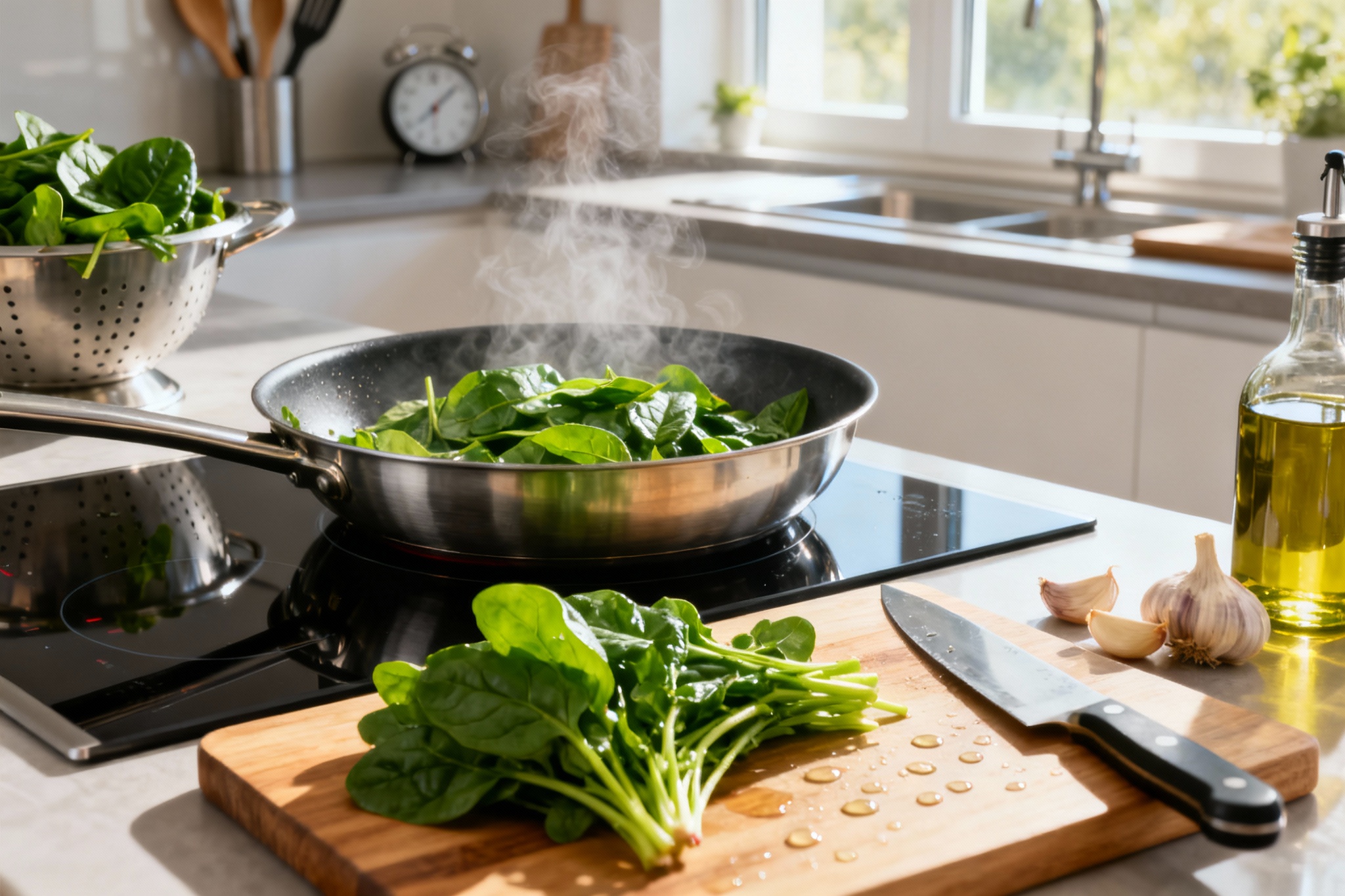 Illustration : Cuisson épinards frais : le guide complet pour des légumes parfaits