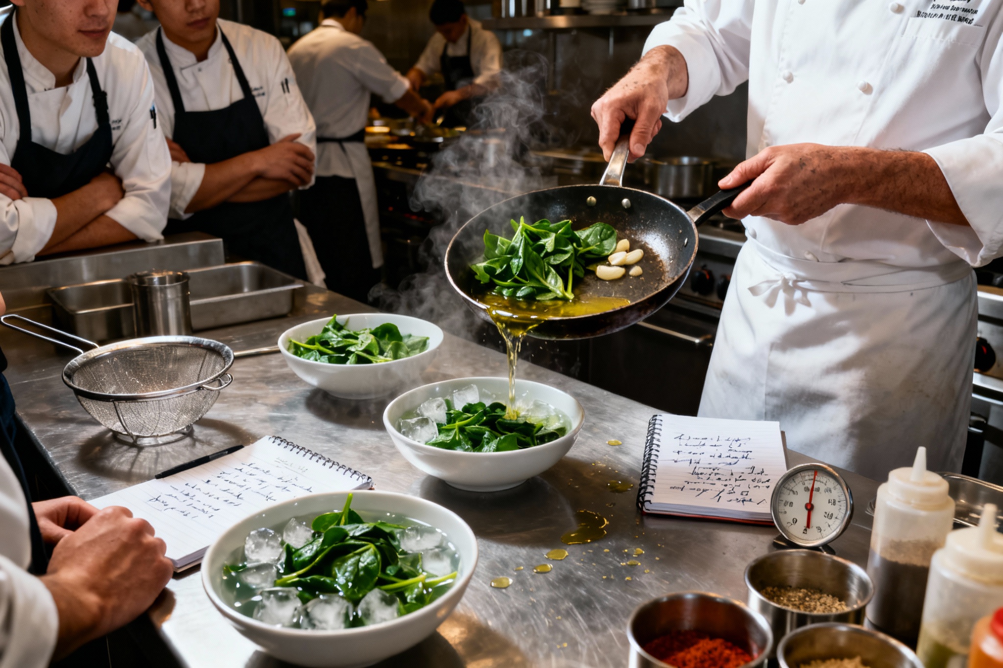 Illustration : Cuisson épinards frais : le guide complet pour des légumes parfaits