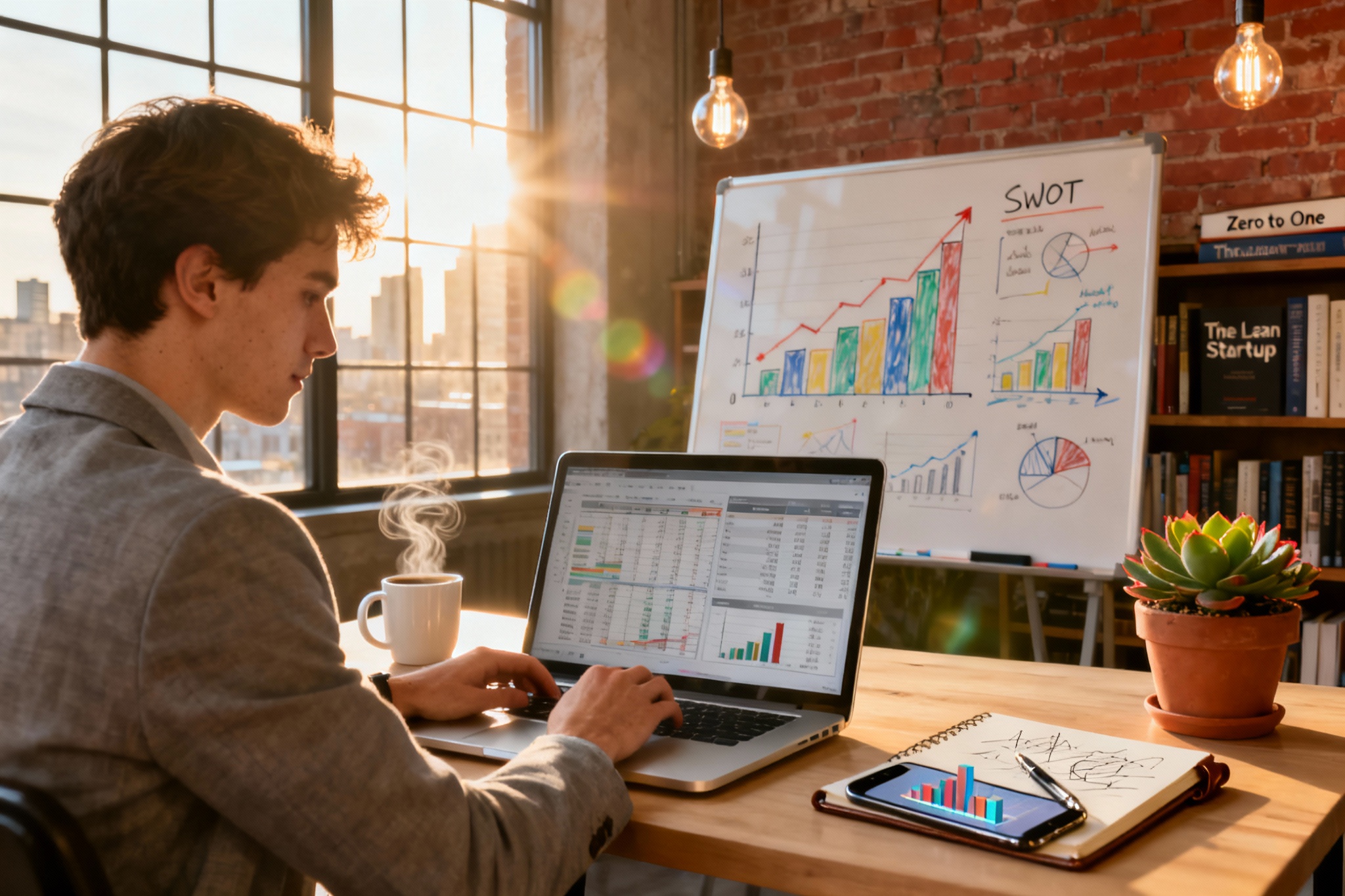 Illustration : Entreprendre malin : réussir sans s’épuiser en 2025