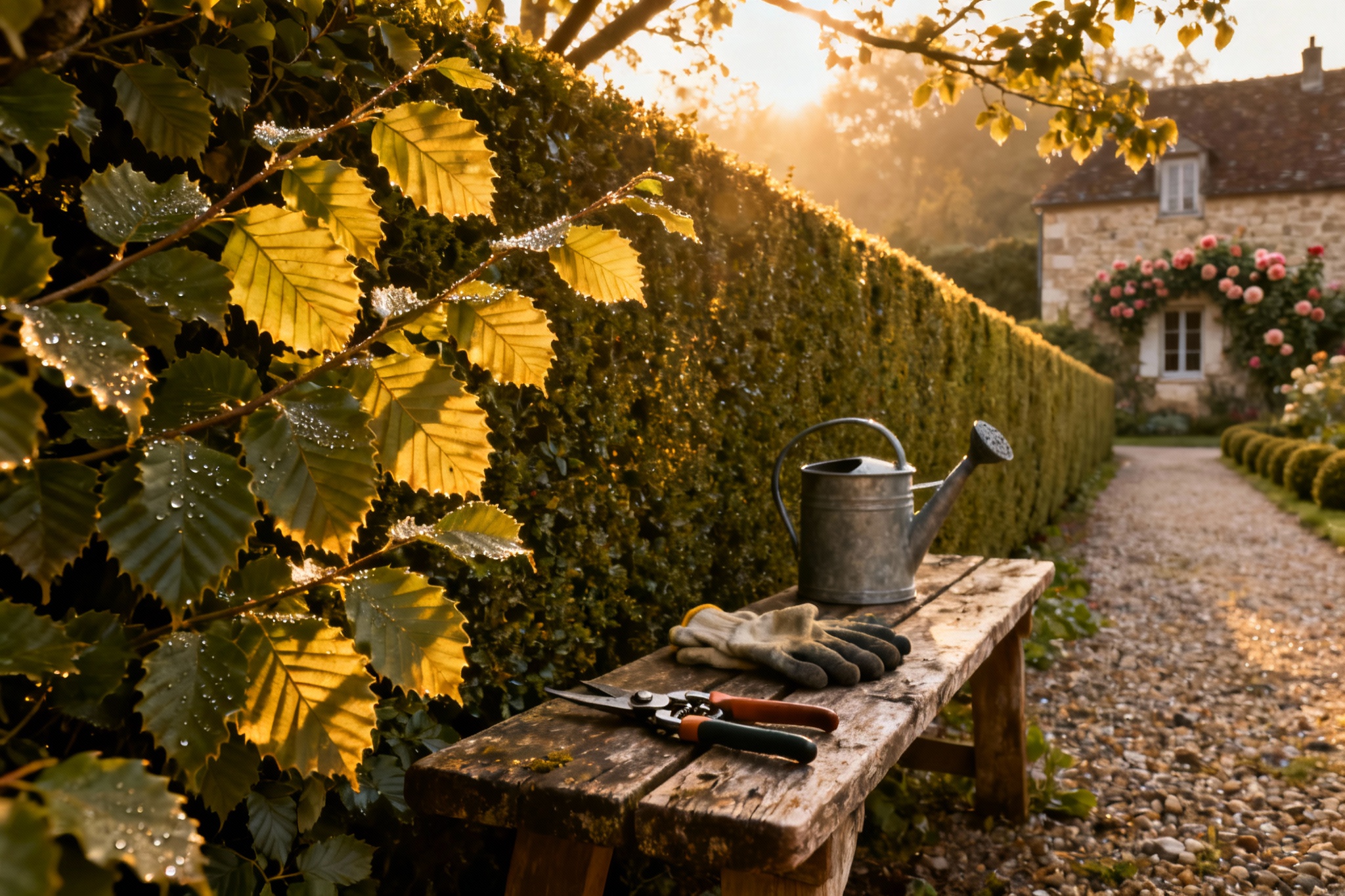 Illustration : Charmille : choisir et entretenir votre haie brise-vue