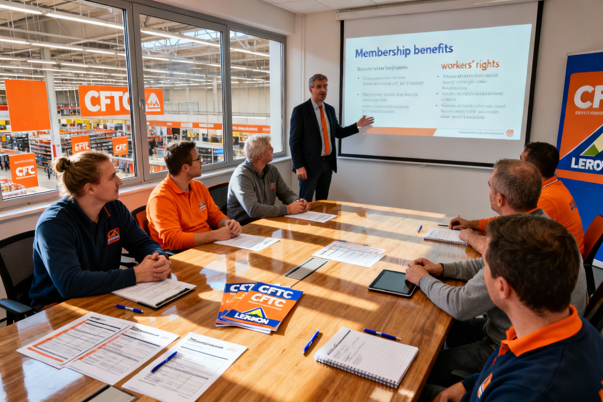Illustration : CFTC Leroy Merlin : défense syndicale et droits des salariés