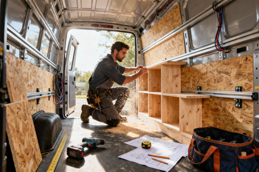 Illustration : Aménagement fourgon utilitaire : guide complet et pratique