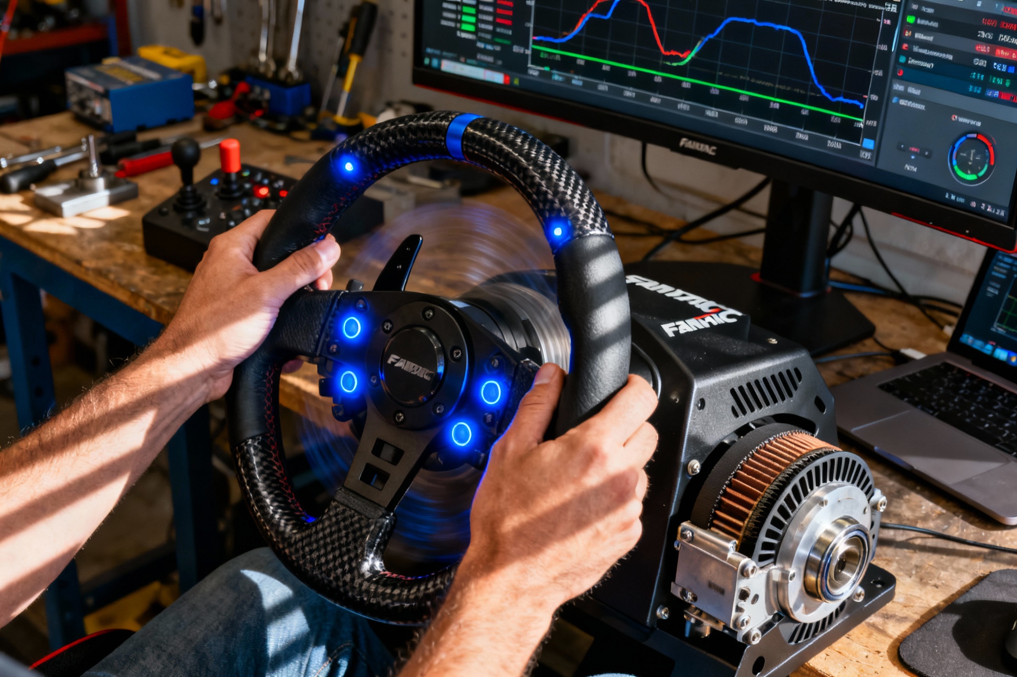 Illustration : Fanatec ClubSport DD : test complet pour simracers exigeants