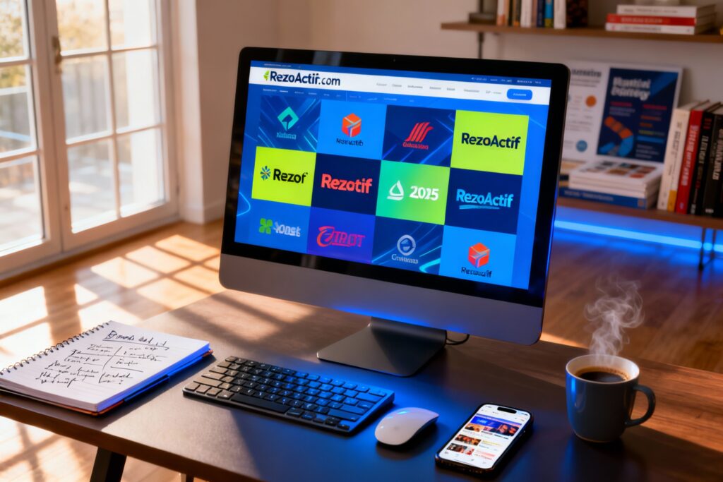 Illustration : Découvrir les marques sur RezoActif.com : guide complet 2025