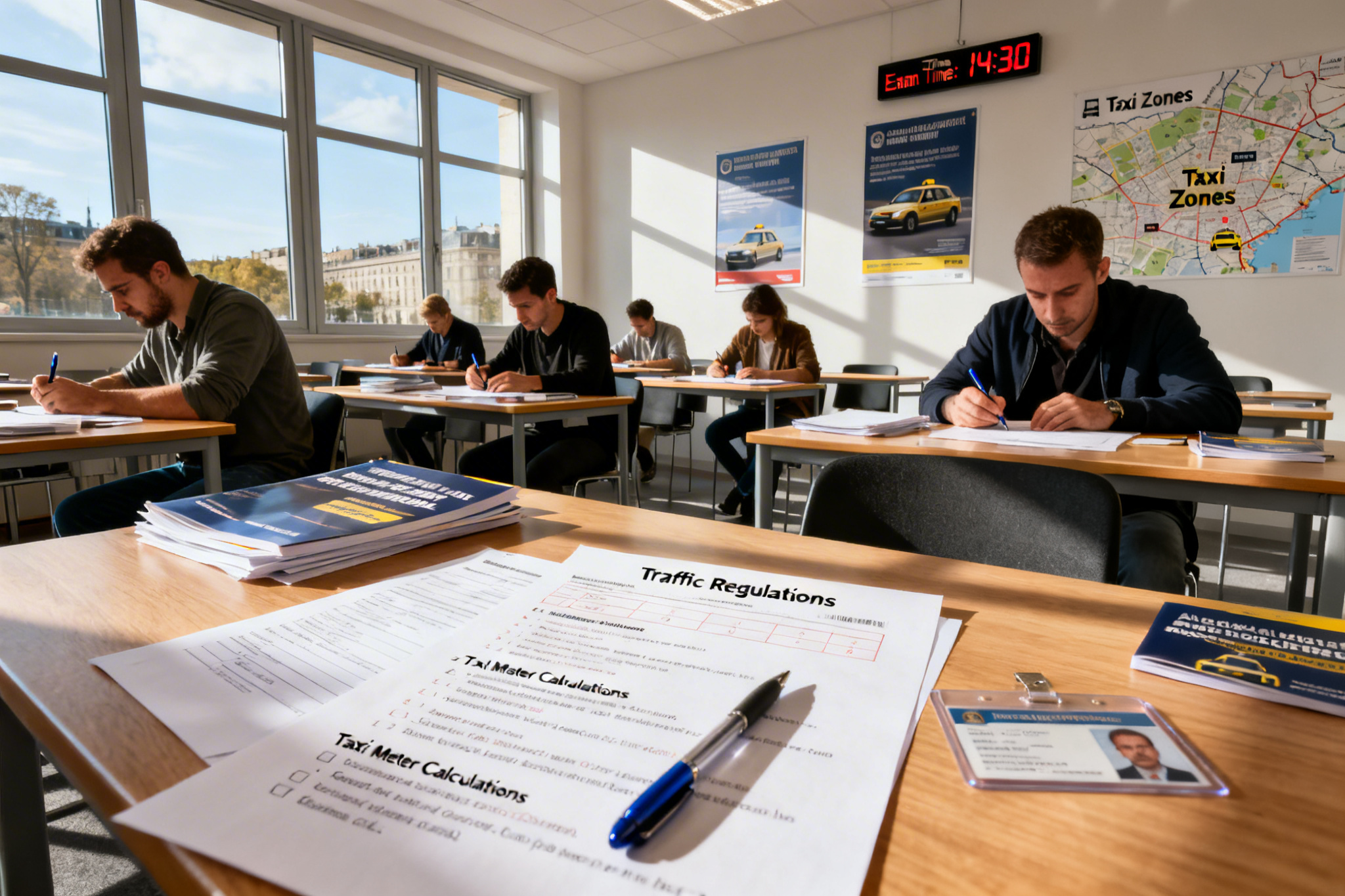 Illustration : Comment devenir taxi : formation, licence et démarches 2025