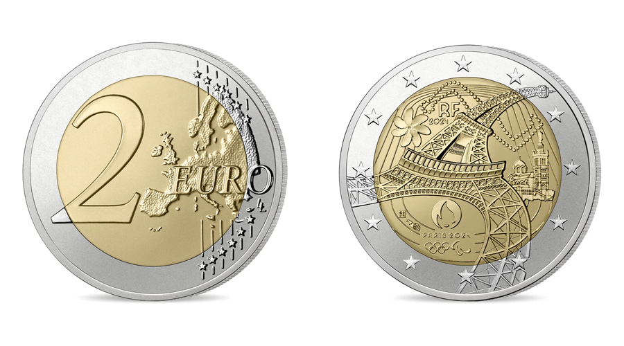 Combien vaut une pièce de 2 euros JO Paris 2024 ?