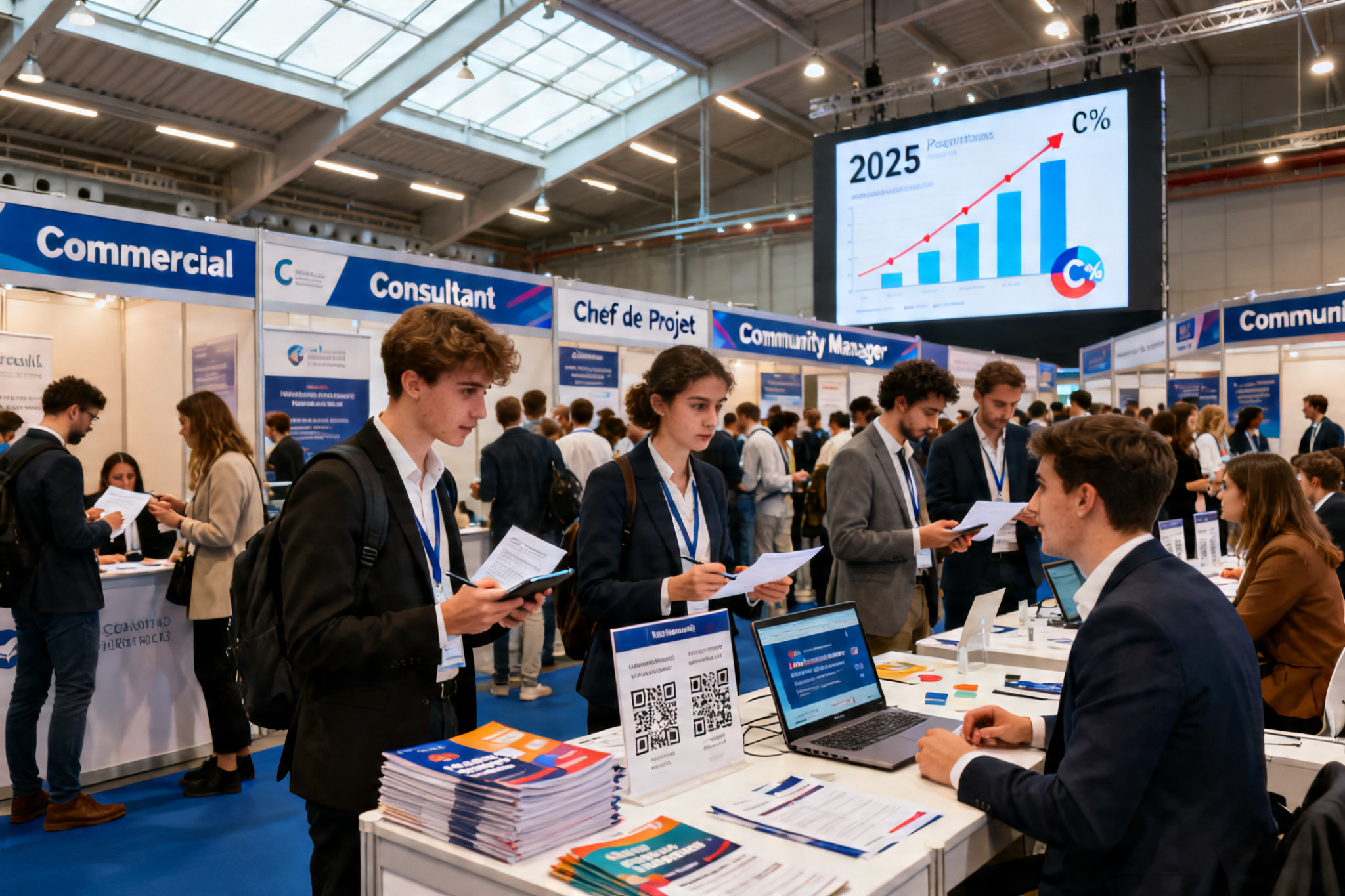 Illustration : Métiers en C : 50+ professions qui recrutent en 2025